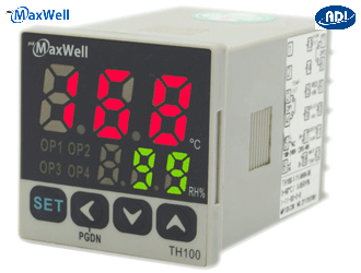 Bộ điều khiển nhiệt độ và độ ẩm Maxwell TH100-1-11-NNN-96