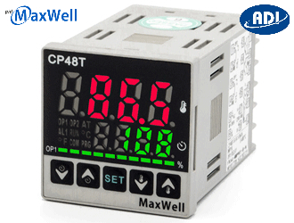 Bộ điều khiển nhiệt độ và thời gian Maxwell CP48T-V-R-Y-96-N