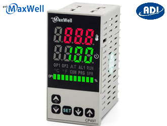 Bộ điều khiển nhiệt độ và thời gian Maxwell CP49T-R-R-Y-96-N