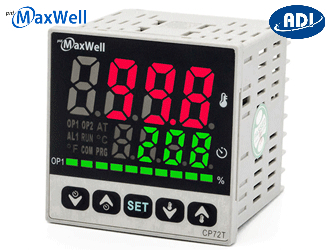 Bộ điều khiển nhiệt độ và thời gian Maxwell CP72T-V-R-Y-96-N