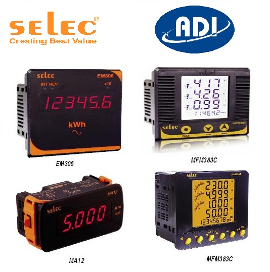 Đồng hồ đo dòng điện, điện áp, tần số SELEC